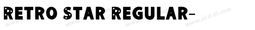 Retro Star Regular字体转换